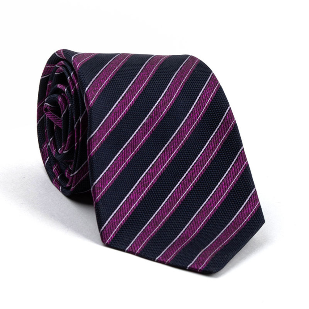 Kiton Tie Men Dark Magenta